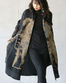 Be it the main piece or layered. Create an atmosphere with just one piece! Sheer top in black