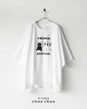 Made in Japan. Loose fitting big size T-shirt. Adult chouchou.