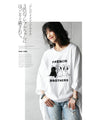 Made in Japan. Loose fitting big size T-shirt. Adult chouchou.