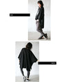 Made in Japan. Loose fitting big size T-shirt. For women. 『Black』