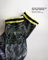 Made in Japan. A perch for your hands. Super cute arm covers in navy