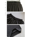 ユルっと着回しの効くさらてろパンツ『ブラック』