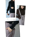 Houndstooth overalls 