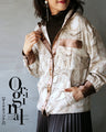 OTONA original. Vintage satin parka in light brown for winter