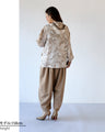 OTONA original. Vintage satin parka in light brown for winter