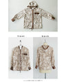 OTONA original. Vintage satin parka in light brown for winter