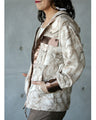 OTONA original. Vintage satin parka in light brown for winter