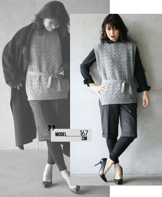 【セール商品返品交換不可】絶対買いでしょ旬感ニットベスト