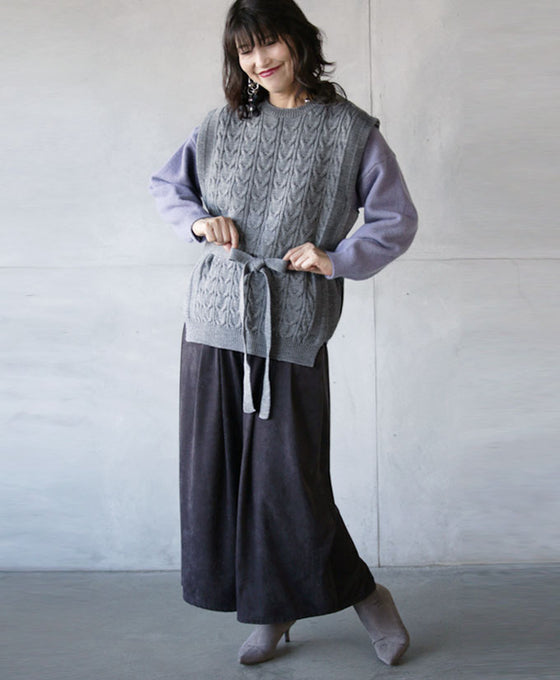 【セール商品返品交換不可】絶対買いでしょ旬感ニットベスト