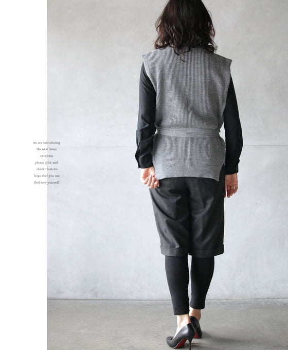 【セール商品返品交換不可】絶対買いでしょ旬感ニットベスト