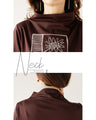 Warm fleece-lined top with a heartwarming embroidery.