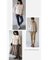 Stitched knit blouson 
