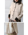 Stitched knit blouson 