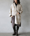 A light checked outerwear that's lighter than a coat