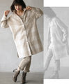 A light checked outerwear that's lighter than a coat