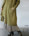 『Yellow』A cute knitted dress with round pockets
