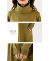 『Yellow』A cute knitted dress with round pockets
