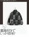 Fluffy, cool and cute warm blouson 