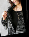 Fluffy, cool and cute warm blouson 