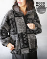 Fluffy, cool and cute warm blouson 