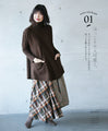 A cute knit for adults that will make you look slimmer with its long ribbed sleeves