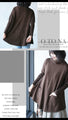 A cute knit for adults that will make you look slimmer with its long ribbed sleeves