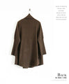 A cute knit for adults that will make you look slimmer with its long ribbed sleeves