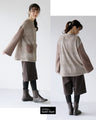 OTONA original. Makes every move feminine. A cozy knit top made of luxurious lace in beige