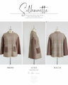 OTONA original. Makes every move feminine. A cozy knit top made of luxurious lace in beige