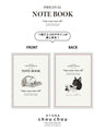 OTONA chouchou original. Stationery notebook A5 size miscellaneous goods French bulldog illustration interior book perfect binding plain memo pad