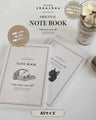 OTONA chouchou original. Stationery notebook A5 size miscellaneous goods French bulldog illustration interior book perfect binding plain memo pad