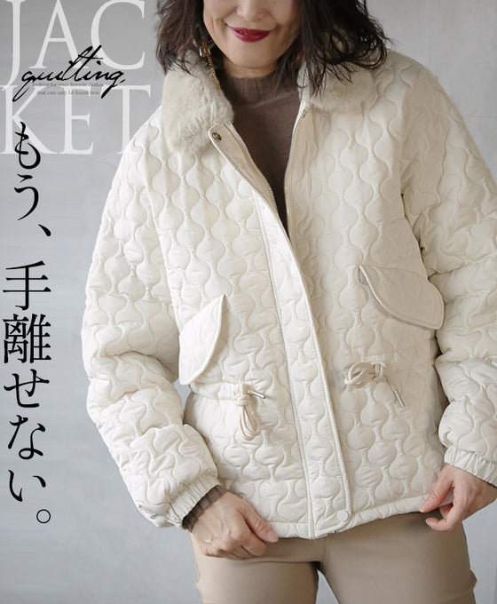 【セール商品返品交換不可】もう手離せない 暖かくて幸せ フェイクファー付きジャケット