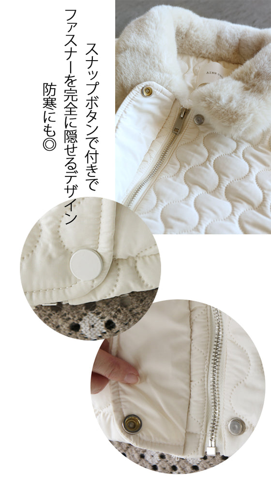 【セール商品返品交換不可】もう手離せない 暖かくて幸せ フェイクファー付きジャケット