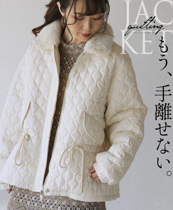 【セール商品返品交換不可】もう手離せない 暖かくて幸せ フェイクファー付きジャケット