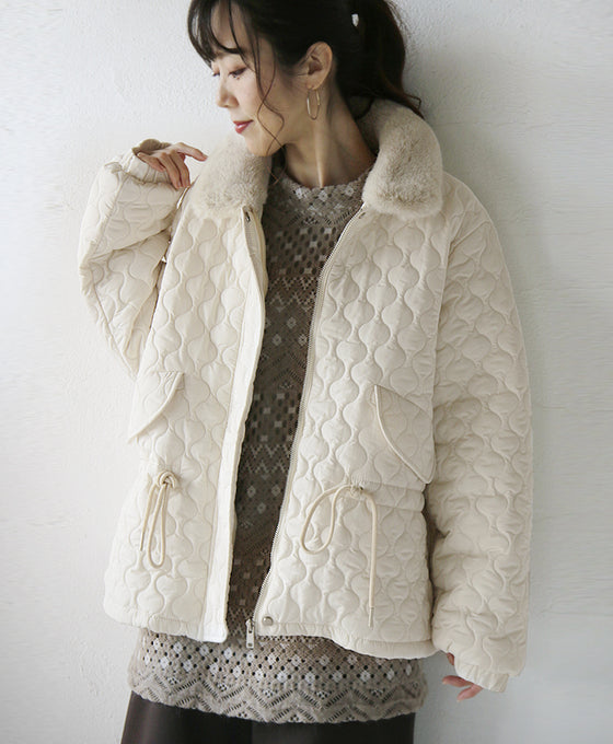 【セール商品返品交換不可】もう手離せない 暖かくて幸せ フェイクファー付きジャケット