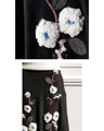 OTONAオリジナル。「花、浮かぶ。」 生地に惚れこむ刺繍スカート