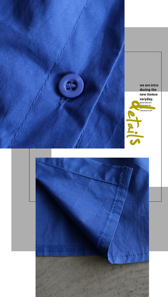 【アウトレット返品交換不可】すぽんと着て凝って見える！ちょっとおでかけワンピ『ブルー』