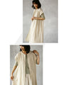 A band collar dress that covers your figure and makes you look stylish