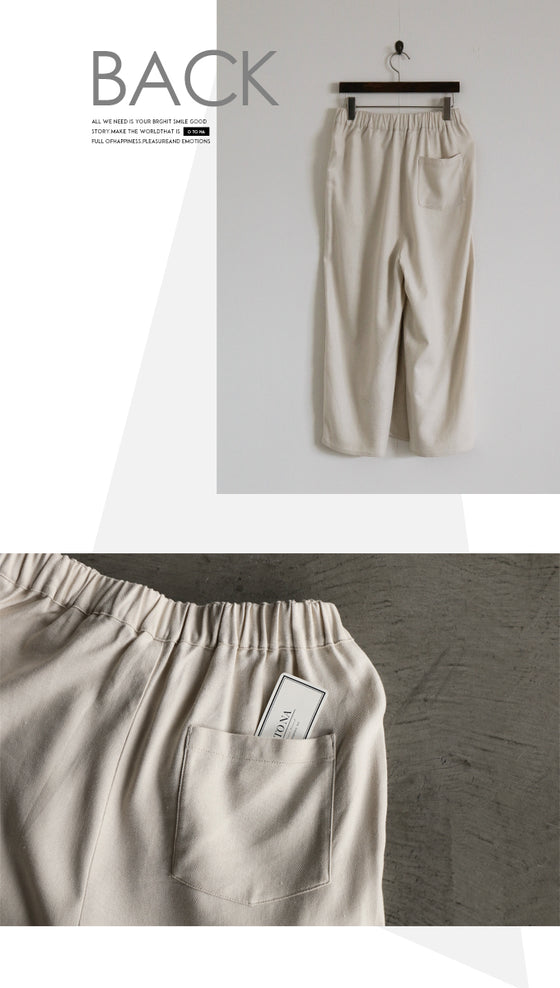 [Outlet item, no returns or exchanges] High-waisted wrap pants that look stylish just by wearing them