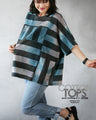 A versatile striped T-shirt with a unique twist that will satisfy your adult fashion sense!
