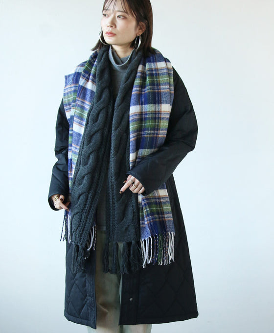 A special muffler packed with adult cuteness