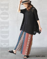 A summer knit with openwork knitting that incorporates the latest in sheerness for a grown-up look