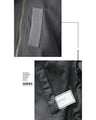 Just put it on and you'll instantly become trendy with this mixed material MA-1 blouson