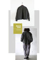 Just put it on and you'll instantly become trendy with this mixed material MA-1 blouson