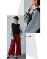 A cute and mature sleeve-conscious top with a sharp shape