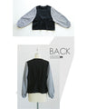 A cute and mature sleeve-conscious top with a sharp shape