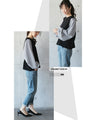 A cute and mature sleeve-conscious top with a sharp shape