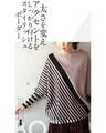 Perfectly proportioned striped knit top