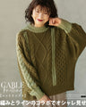 A stylish combination of knit and lines. Knit tops