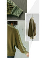 A stylish combination of knit and lines. Knit tops